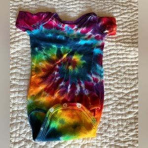 Tie-dye onesie